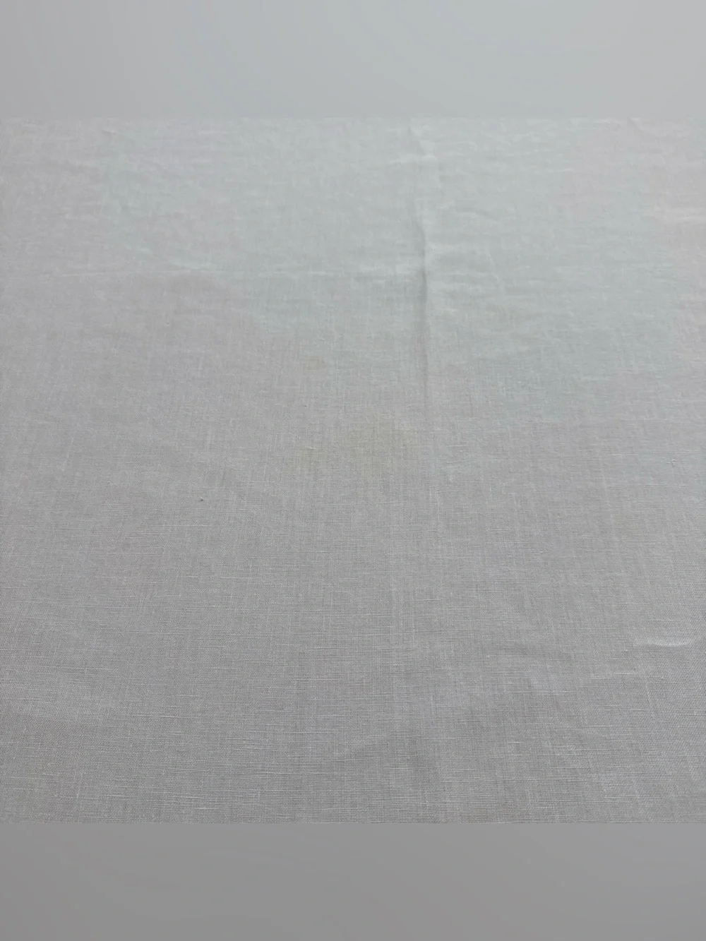 Williams Sonoma Linen Double Hemstitch Tablecloth Baby Blue ~68